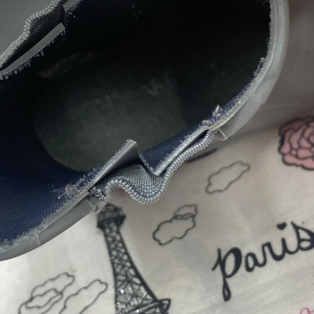 Bearpaw kids toddler size 4 gray rain boots unisex new
